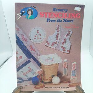 Vintage Craft Patterns, Country Stenciling From the Heart GM-46 by Peggys Palett
